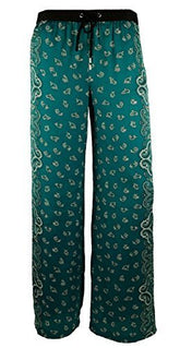 MICHAEL Michael Kors Womens Bandana Print Wide Leg Pant Island Blue 2 31